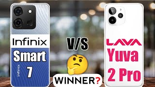 Infinix Smart 7 vs Lava Yuva 2 Pro - Best Phone Under 10000 😱🔥