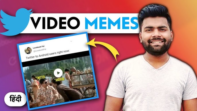 How to make twitter meme videos, How To Make Twitter Format Memes, On  Android