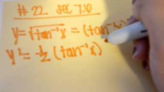 Stewart Calculus Section 7.6 #22