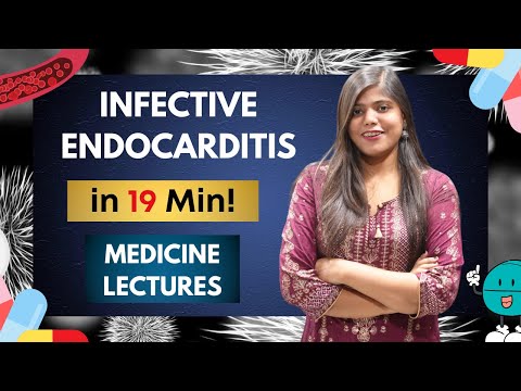 Infective endocarditis - types, etiology, pathology, management| Medicine notes and lectures
