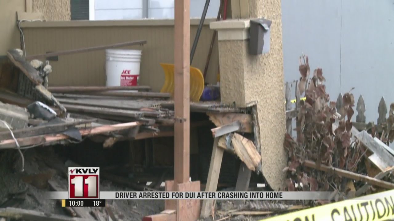 Fargo man hits house, arrested for DUI - YouTube