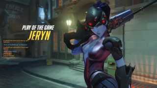 Overwatch Beta - Widowmaker Multikill (play of the game)