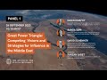 MESF 2023 — Great Power Triangle: Competing Visions and Strategies for Influence in the Middle East