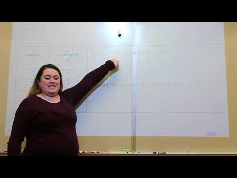 Evaluating Functions on a Table