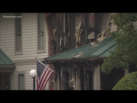 1 dead, 4 displaced after apartment fire in Virginia Beach - YouTube