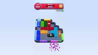 Color Block Jam Level 1050 Solution (No Boosters)