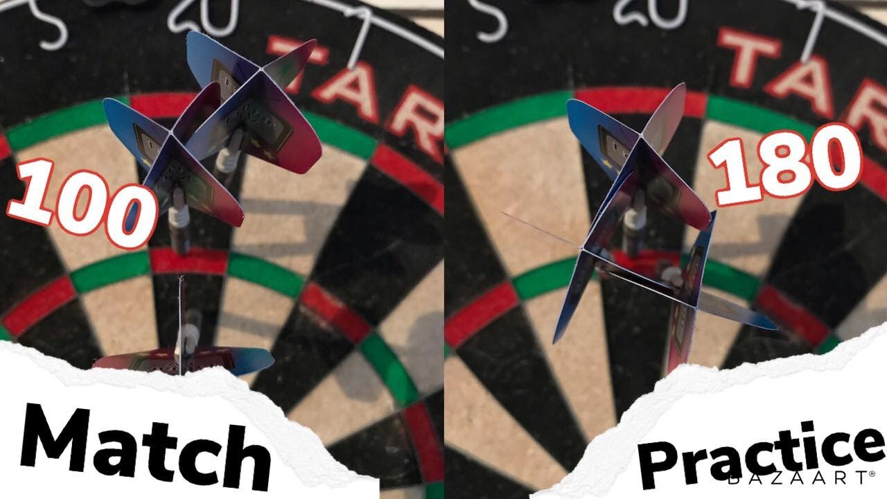 Does A Professional Dart Player Play Better In Practice Or Game YouTube