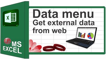 MS excel 2013 class 45 data menu get external data from web Urdu/Hindi
