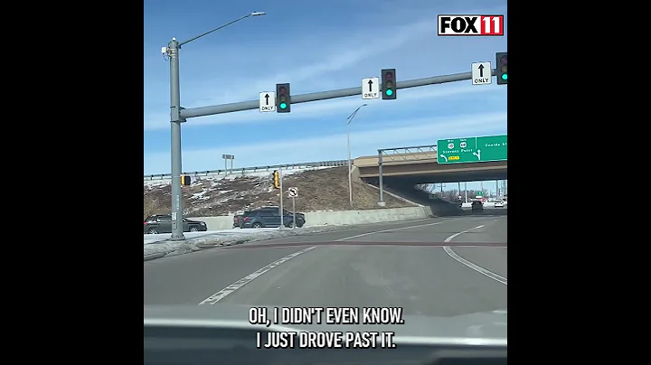 How to drive through a diverging diamond interchange