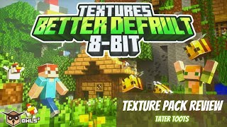 8-Bit Better Default Textures by Owls Cubed (Minecraft Marketplace)  Resource Trailer