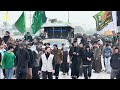 الان يصل إلى قرية الصريفة موكب ناحية شيخ سعد مسيرة الامام الكاظم ع