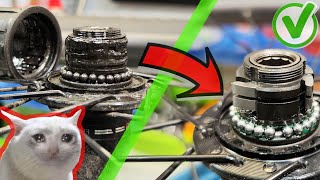 your bicycle wheel don't move. how to maintenance bike freehub