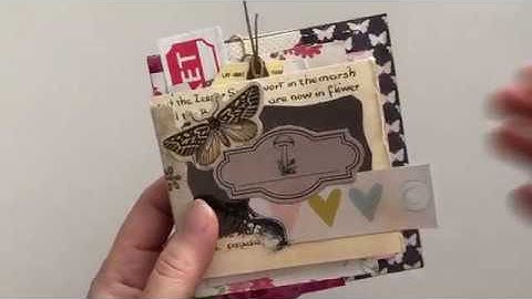 Mini Junk Journal / Album - Flip and Tutorial / Fet. Inloveartsshop and Your Creative Studio