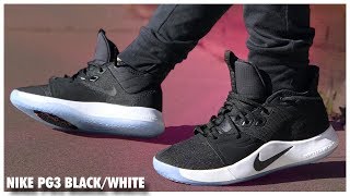 pg3 shoes black and white