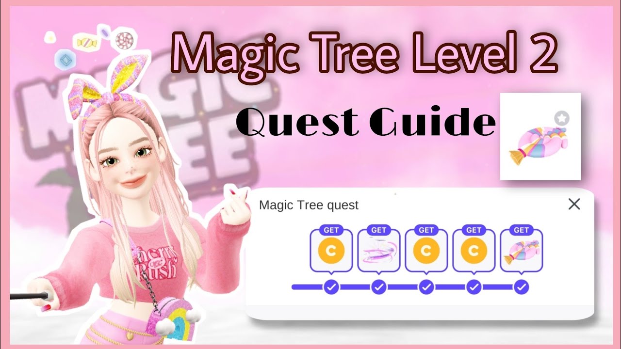 Magic Tree Level 2 Quest Guide/ Free items - YouTube