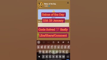 22 & 23 January | Rebus of the Day | Blum | Paws | Zoo | #rebusoftheday #zoo #riddleoftheday #shorts