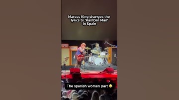 Thumbnail of Marcus King changes the lyrics to "Ramblin Man"