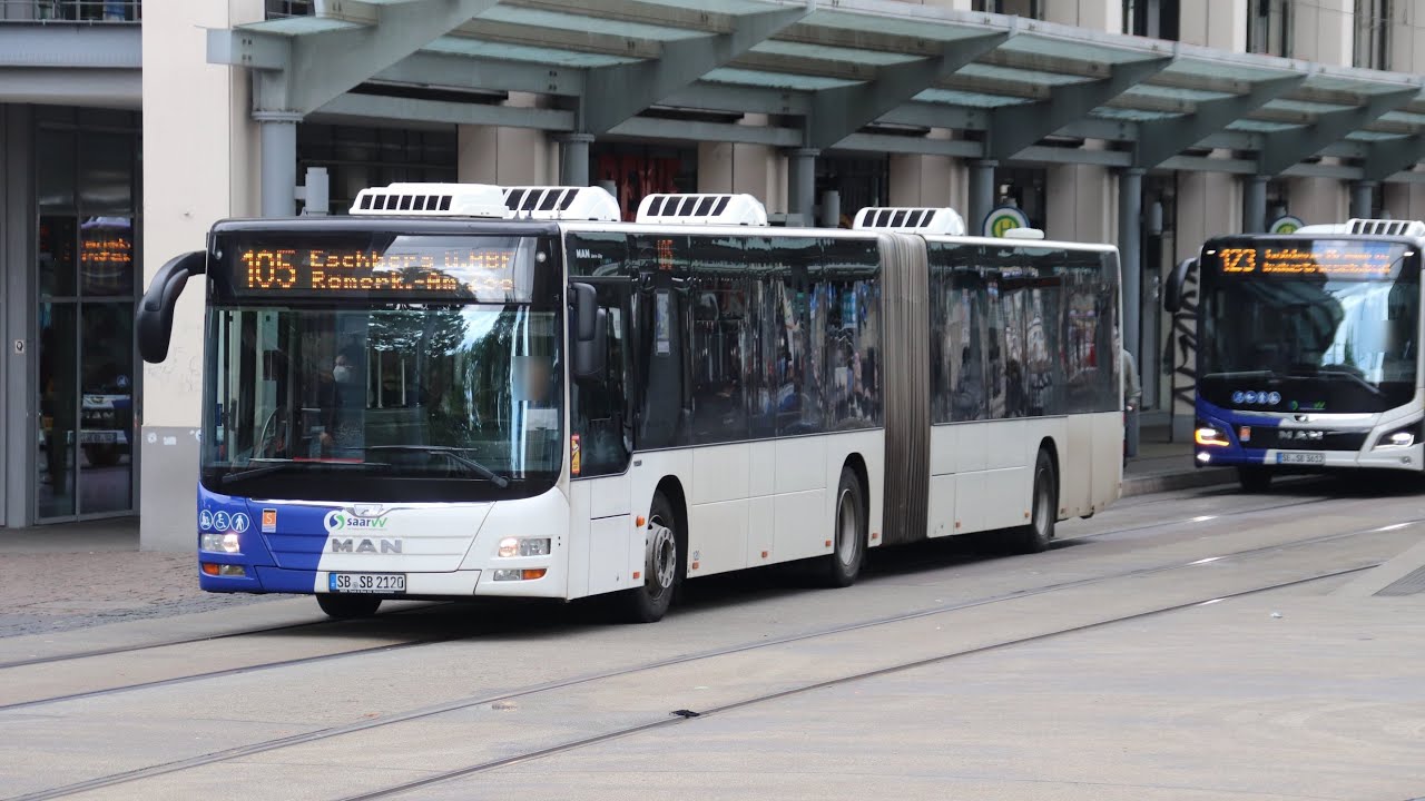 Saarbrücken (Bus; Saarbahn (articulated)) (20220524) (Slide show)