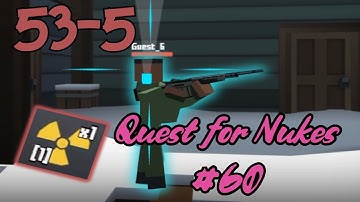 Krunker.io - Quest for Nukes #60! High Kill Nuke Gameplay, 53 KILLS! (Sniper Gameplay)