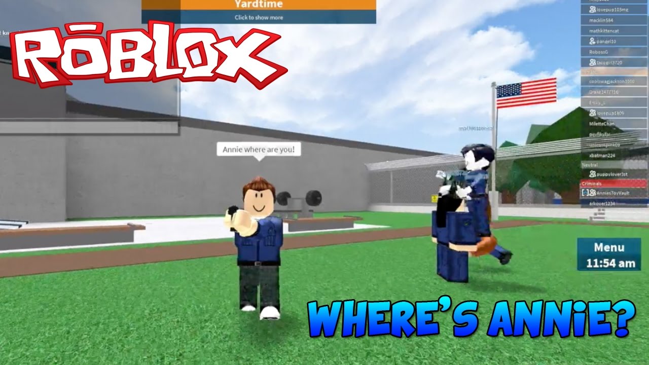 Roblox Prison Life With Friends Online Where S Annie Youtube - annie roblox