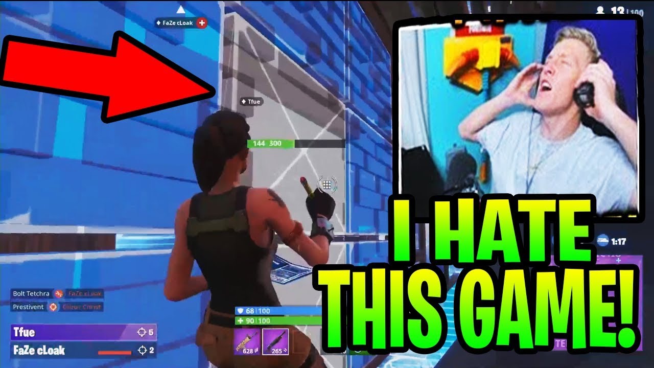 TFUE *CHOKED* ON FORTNITE WORLD CUP DUOS WEEK 2 | TFUE STUCK ON MOUNTAIN SIDE ON WORLD CUP FINALS