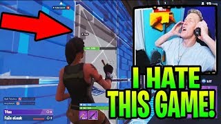 Tfue Choked On Fortnite World Cup Duos Week 2 Tfue Stuck On Mountain Side On World Cup Finals