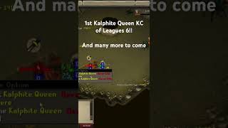 1st Kalphite Queen kill of Leagues 6! #oldschoolrunescape #gaming #osrs #runescape #ole