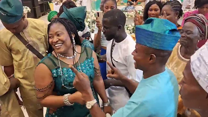 FEMI SOLAR AT 80th BIRTHDAY PARTY OF MAMA FJ IBIKUNLE. PART 3