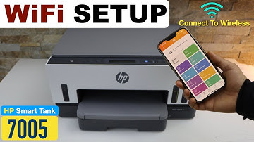 HP Smart Tank 7005 WiFi Setup, Connect To Wireless Network.