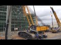 LR 1350　東京重機　TJK　石巻　キャタ取り外し作業