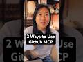 2 Cool Ways to use Github MCP #mcp #ai #modelcontextprotocol #github #softwareengineer #tech