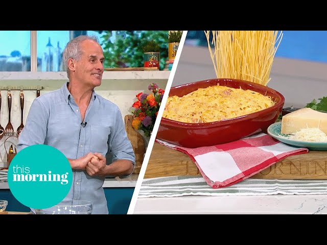 Bring Italy Home with Phil Vickery's Tagliolini Al Gratin | This Morning class=