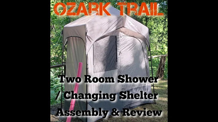 Ozark Trail Instant 2-Room Shower/Changing Shelter Outdoor Assembly And Review
