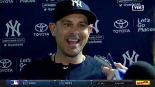 Aaron Boone on the Yankees 8-5 win over the Orioles