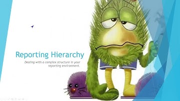 Data Models for a Reporting Hierarchy