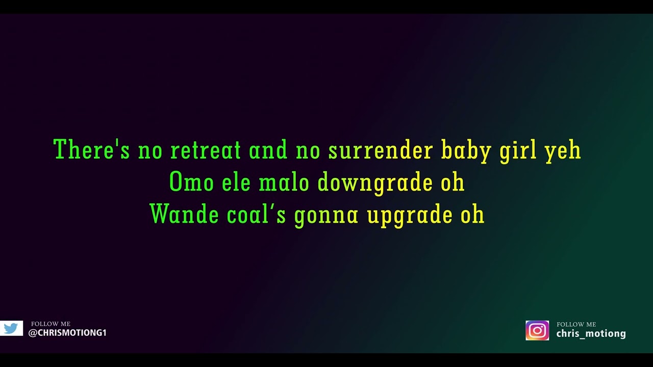 Wande Coal - Taboo (Lyric video) 