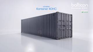 Kontener 40 Hc Używany Morski Balticon