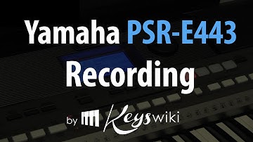 Yamaha PSR E443. Recording(4/5)