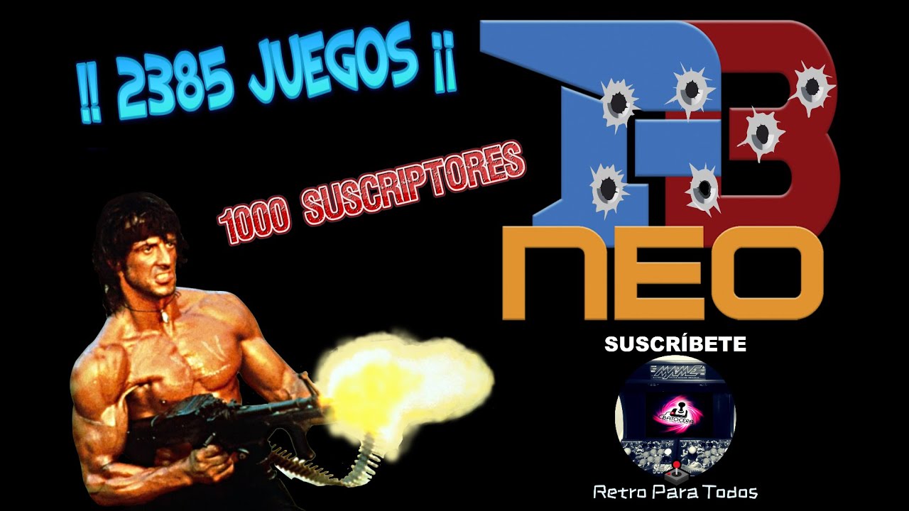 Batocera 36 Romset Pack Final Burn Neo 2385 Juegos 1000 Suscriptores ...