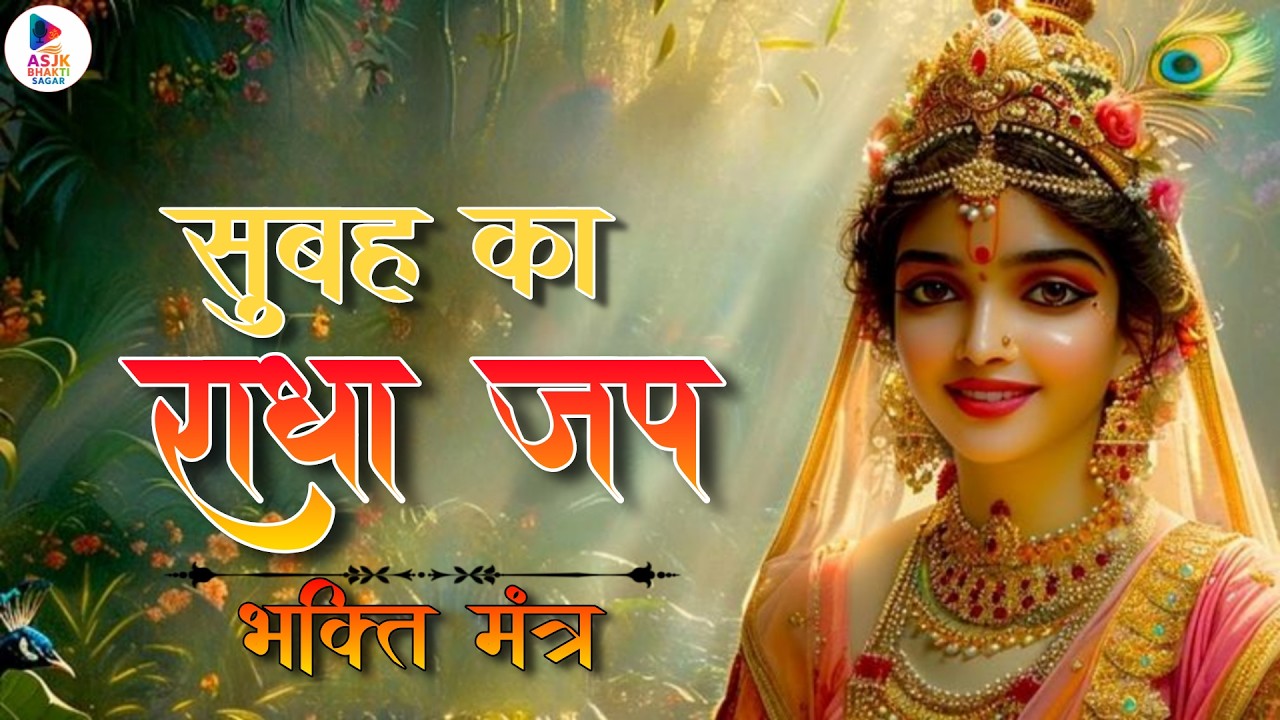 श्री राधा नाम जप | Radha Mantra Chant for Peaceful Meditation | Radha Krishna Bhakti Mantra