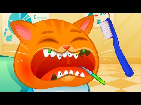 КОТЕНОК БУБУ #11 Лечу зубы коту Bubbu My Virtual Pet #ПУРУМЧАТА