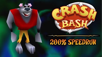 Crash Bash 200% Speedrun #4
