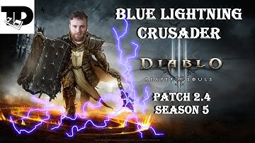 Blue Lightning - Roland Sweep Crusader Build | Diablo 3, Patch 2.4, Season 5