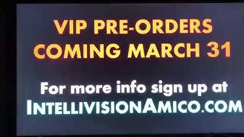 Intellivision Amico- Gameplay Trailer(23 games) & VIP Pre-Order Announcement