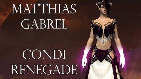 Matthias Gabrel - Condition RR Renegade - PUG Guild Wars 2 Raids