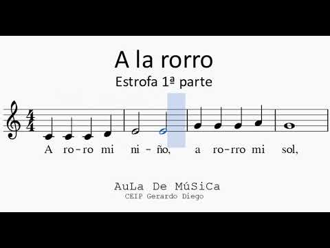 A la rorro Estrofa parte 1 - YouTube