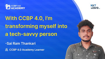 🌟 Upskilling Journey of Sai Ram Thankari With NxtWave Academy 🎯