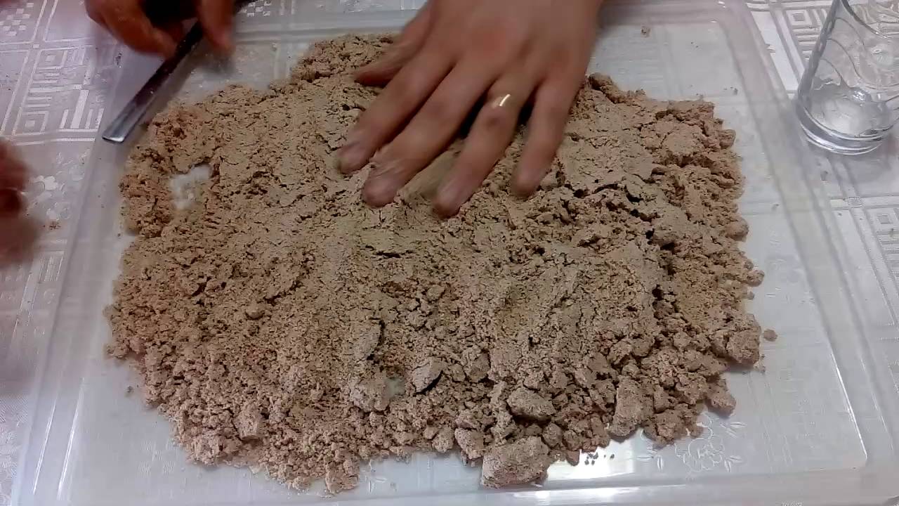 Kum Yapimi Evde Kum Yapimi Deniz Kumu Home Made Sand Youtube