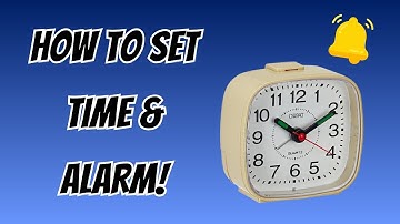 How to Set Time & Alarm in Orpat Analog Alarm Clock | My Kid First Video Encourage Him