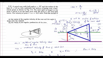 Silent lecture. otational motion  solution to irodov  problem 1.57 -ROTATION ON TWO AXIS